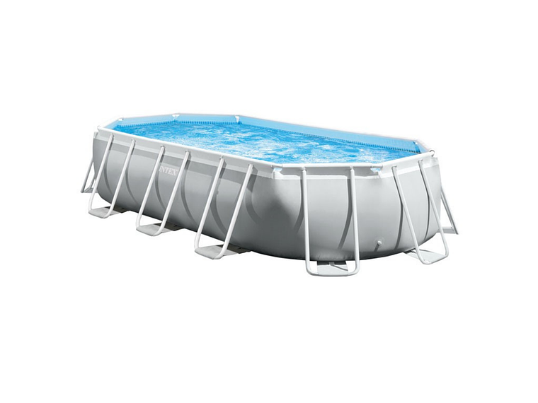 PISCINA ESTRUCTURAL INTEX PRISMA FRAME SET 503X274X122 CM + BOMBA + ESCALERA + COBERTOR + BASE 1