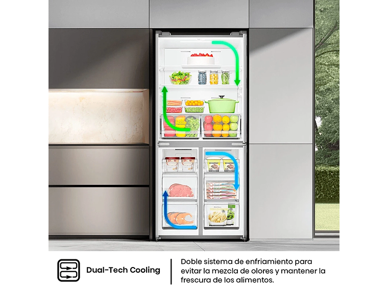 REFRIGERADOR SIDE BY SIDE HISENSE 456L NO FROST RQ5P470NECF 8