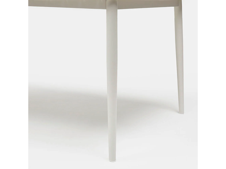 MESA COMEDOR MILK TERRAZA FIX BEIGE 6