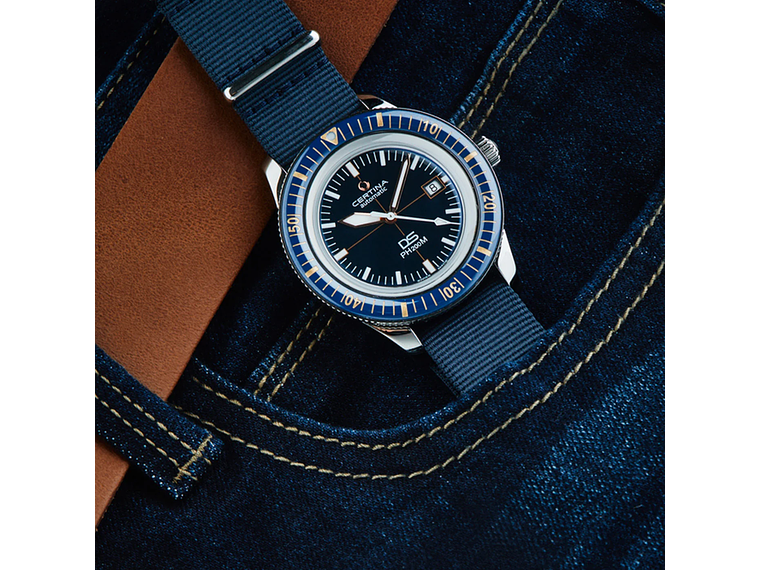 RELOJ CERTINA HOMBRE DS PH200M CUERO CAFE 2