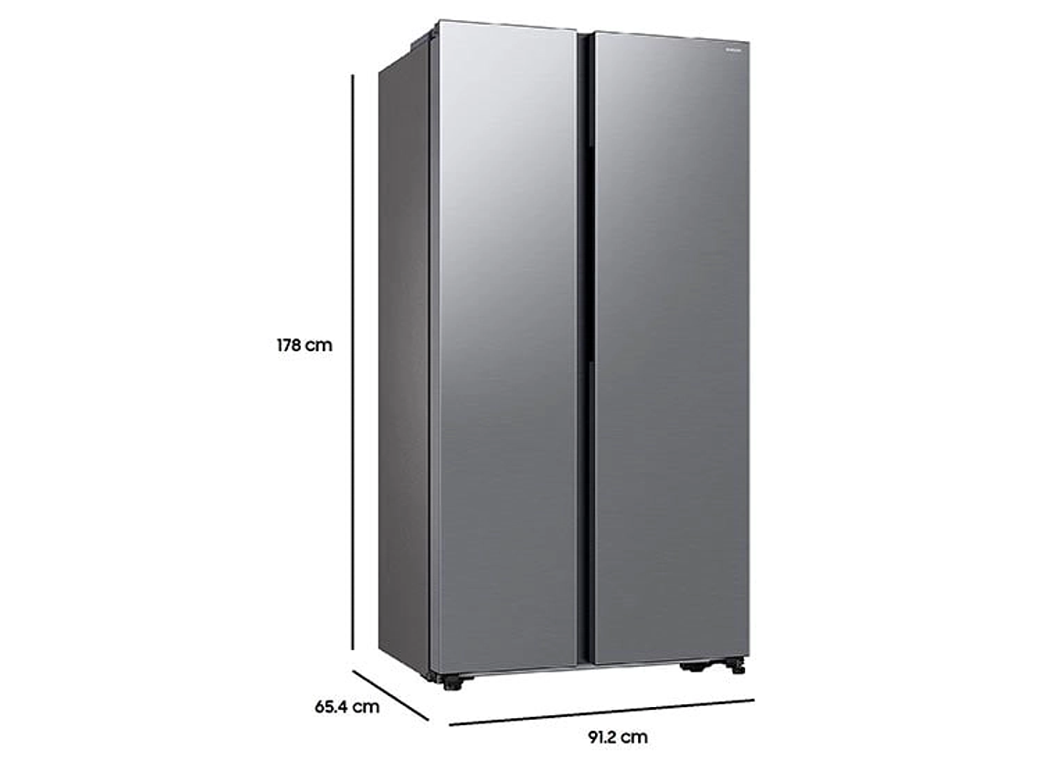 REFRIGERADOR SIDE BY SIDE SAMSUNG RS57DG4000M9 564L NO FROST ACERO 2