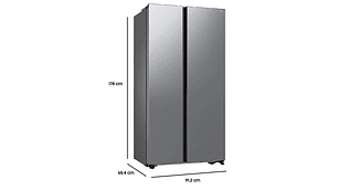 REFRIGERADOR SIDE BY SIDE SAMSUNG RS57DG4000M9 564L NO FROST ACERO