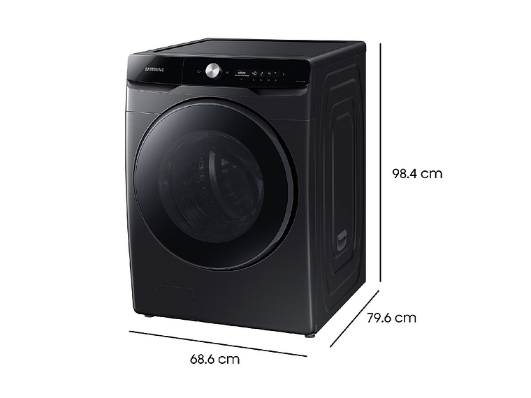 LAVADORA SECADORA SAMSUNG WD22T6500GV 22KG/13KG NEGRO 6