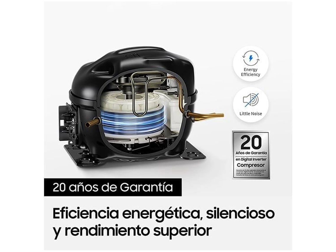 REFRIGERADOR SIDE BY SIDE SAMSUNG RS57DG4000M9 564L NO FROST ACERO 5