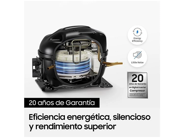 REFRIGERADOR SIDE BY SIDE SAMSUNG RS57DG4000M9 564L NO FROST ACERO 5