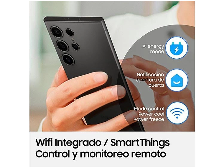 REFRIGERADOR SIDE BY SIDE SAMSUNG RS57DG4000M9 564L NO FROST ACERO 8