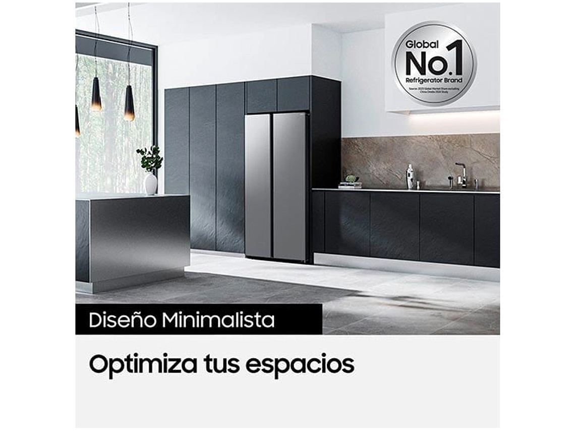 REFRIGERADOR SIDE BY SIDE SAMSUNG RS57DG4000M9 564L NO FROST ACERO 9