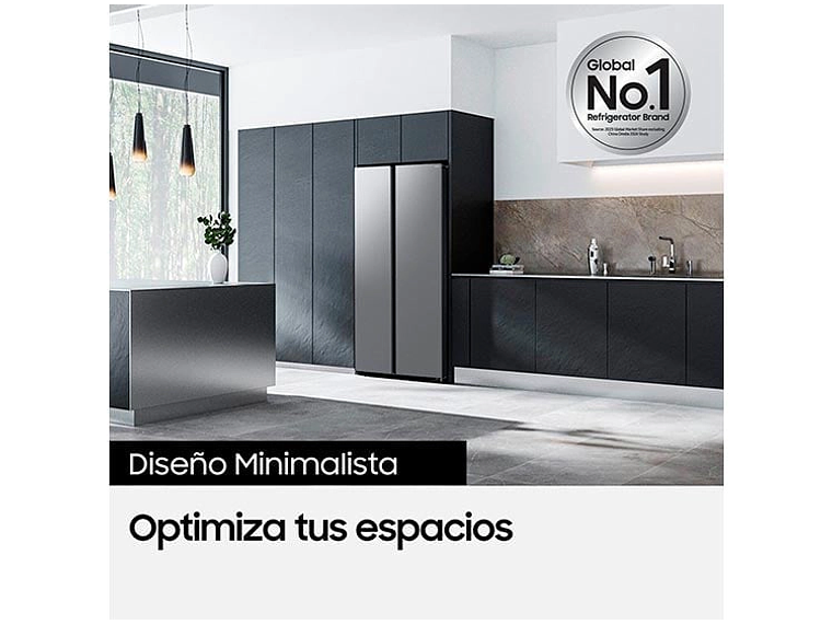 REFRIGERADOR SIDE BY SIDE SAMSUNG RS57DG4000M9 564L NO FROST ACERO 9