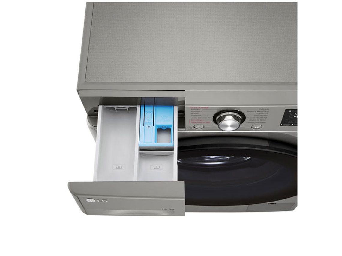 LAVADORA SECADORA LG 12 KG 7 KG CARGA FRONTAL WD12VVC5S6C AI DD 4