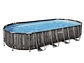 PISCINA BESTWAY OVALADA FILTRO+ACCESORIOS 7.32MX3.66MX1.22M - Miniatura 1