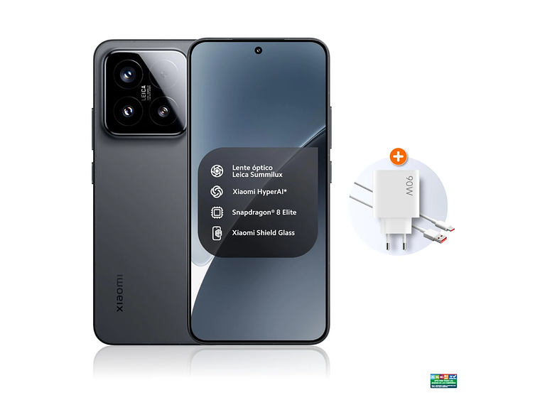 CELULAR XIAOMI 15 NEGRO 12+512 GB + XIAOMI BUDS 5 NEGRO 5