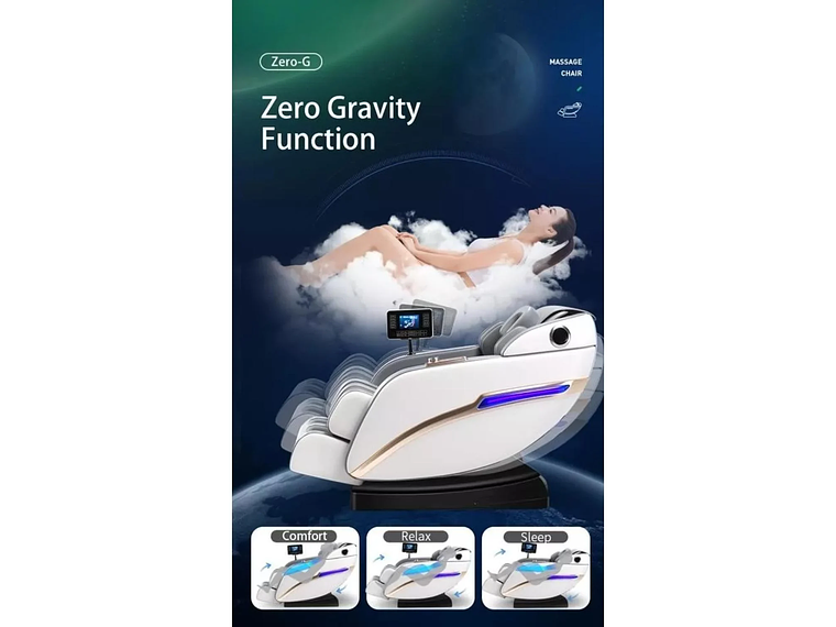 SILLÓN DE MASAJES 3D ZERO GRAVITY MAXCARE PRO 9