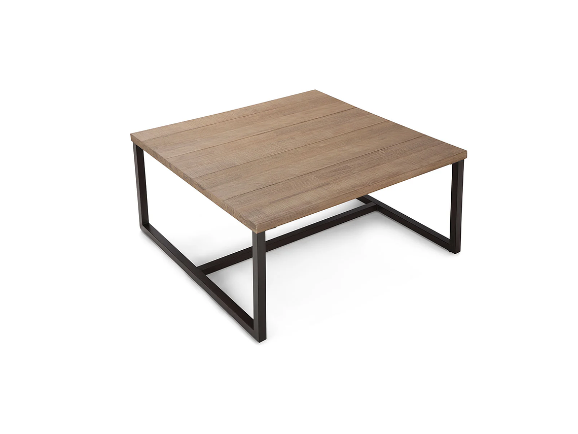 MESA CENTRO ROSEN CLAY CUADRADA 90 X 90 CM MADERA 5
