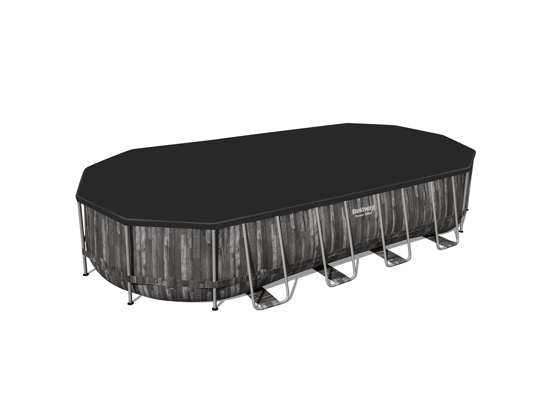 PISCINA BESTWAY OVALADA FILTRO+ACCESORIOS 7.32MX3.66MX1.22M 4