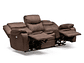 SILLÓN VYS SPA ELECTRABROWN 3 CUERPOS ACERO CAFE ELECTRA BROWN ELECTRICO + USB CELULAR - Miniatura 2