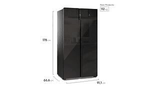 REFRIGERADOR SIDE BY SIDE ELECTROLUX 525 L NO FROST ES5GB