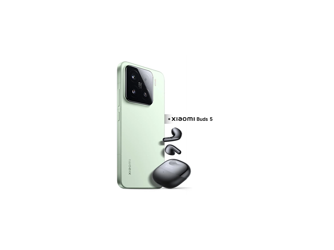 CELULAR XIAOMI 15 VERDE 12+512 GB + XIAOMI BUDS 5 NEGRO 1