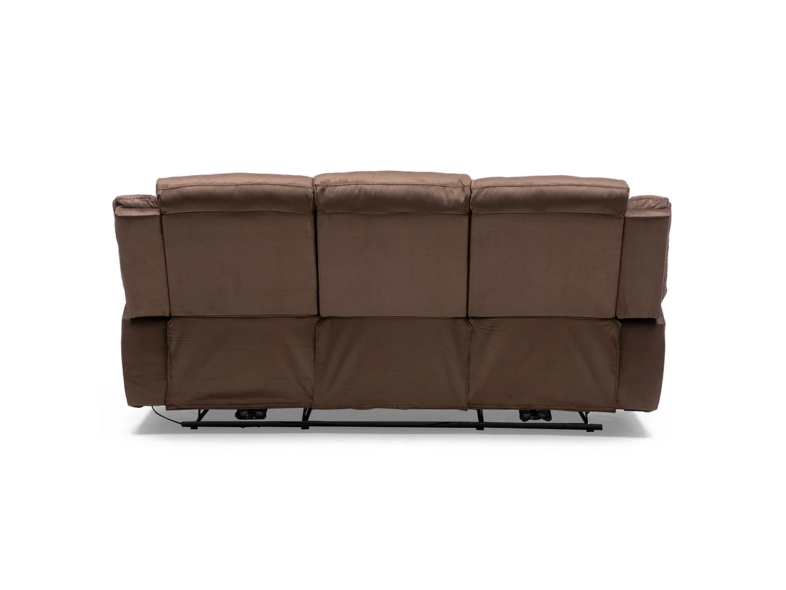 SILLÓN VYS SPA ELECTRABROWN 3 CUERPOS ACERO CAFE ELECTRA BROWN ELECTRICO + USB CELULAR 3