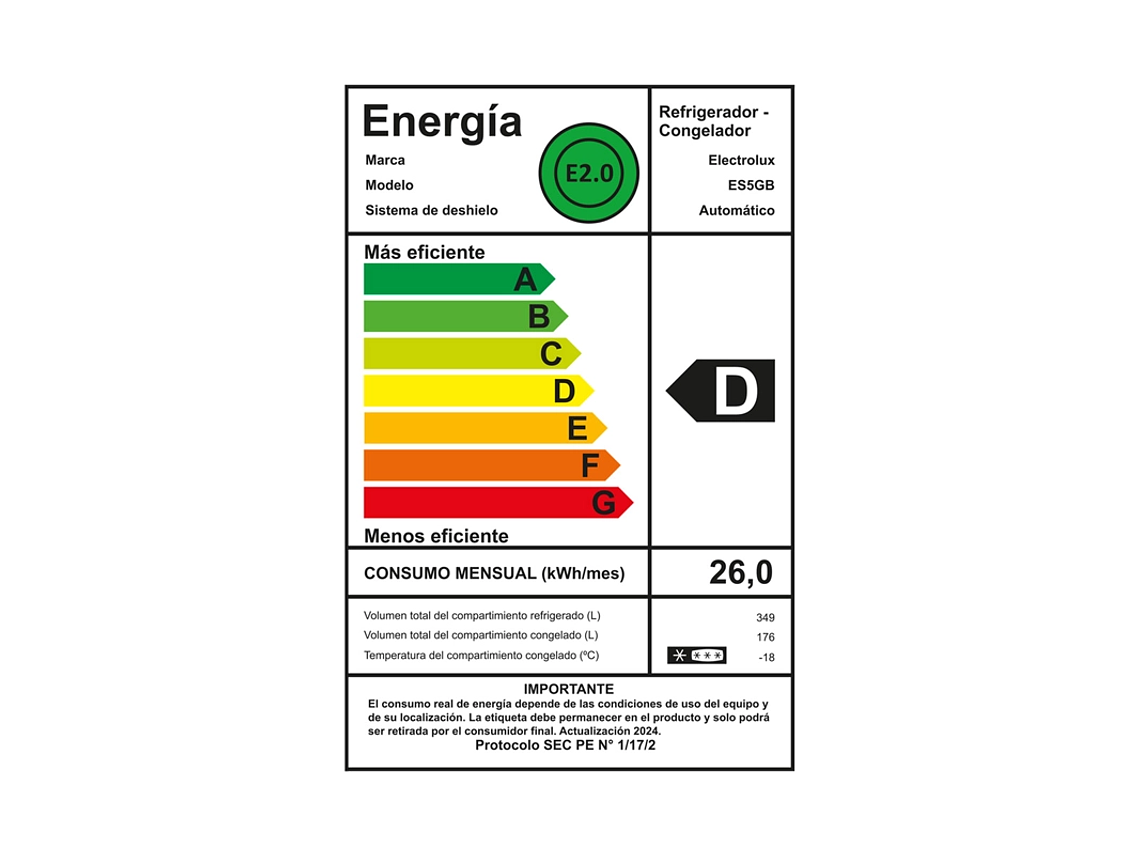REFRIGERADOR SIDE BY SIDE ELECTROLUX 525 L NO FROST ES5GB 4