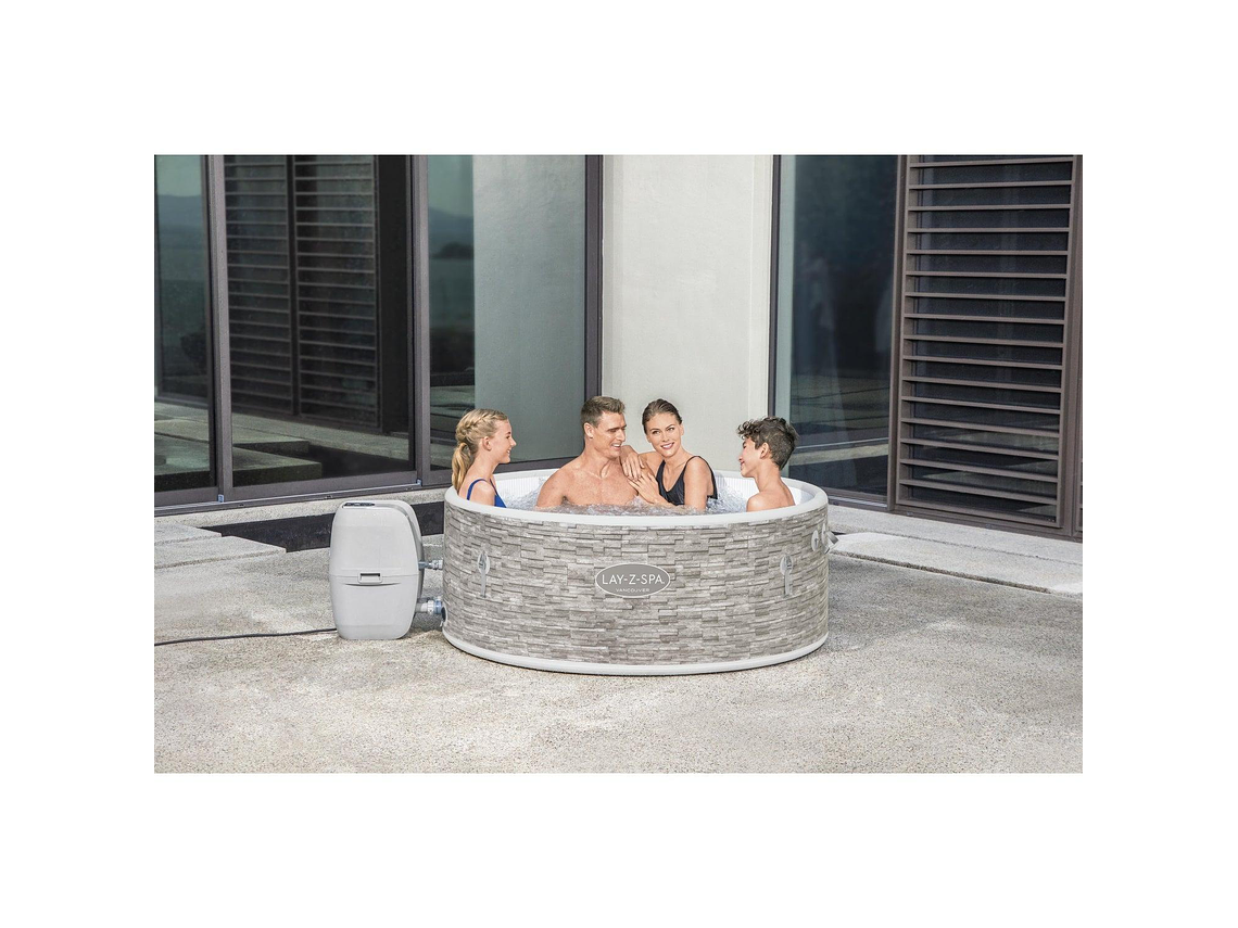 HOT TUB SPA JACUZZI INFLABLE VANCOUVER 5 PERSONAS BESTWAY 2
