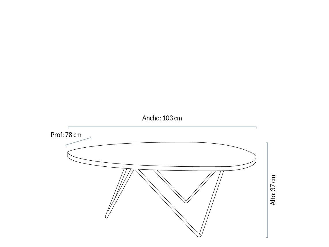 MESA DE CENTRO FORM DESIGN LOUIS RETRO MÁRMOL METAL 2