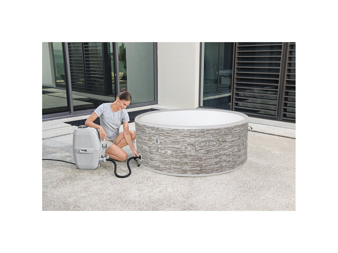 HOT TUB SPA JACUZZI INFLABLE VANCOUVER 5 PERSONAS BESTWAY 5