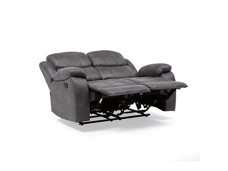 SOFÁ VYS SPA 2 CUERPOS ACERO GRIS RECLINABLE ISABEL GREY 1