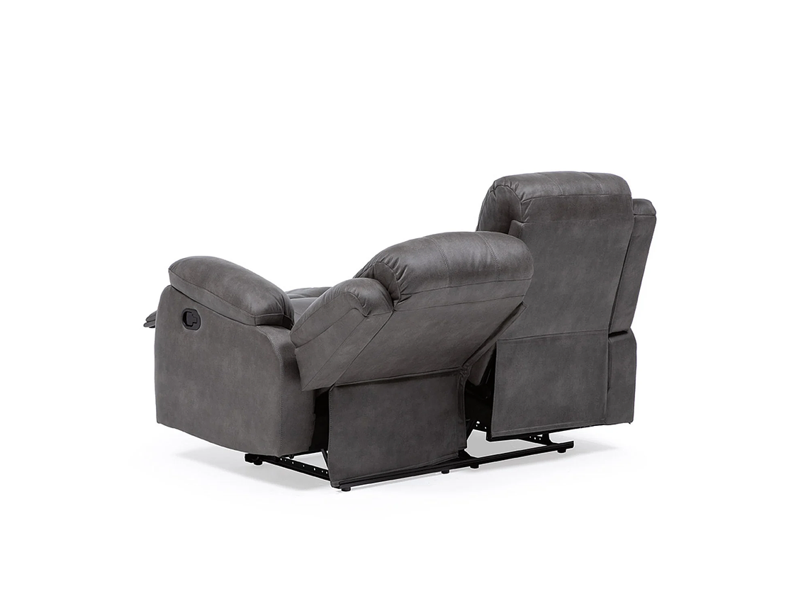 SOFÁ VYS SPA 2 CUERPOS ACERO GRIS RECLINABLE ISABEL GREY 2