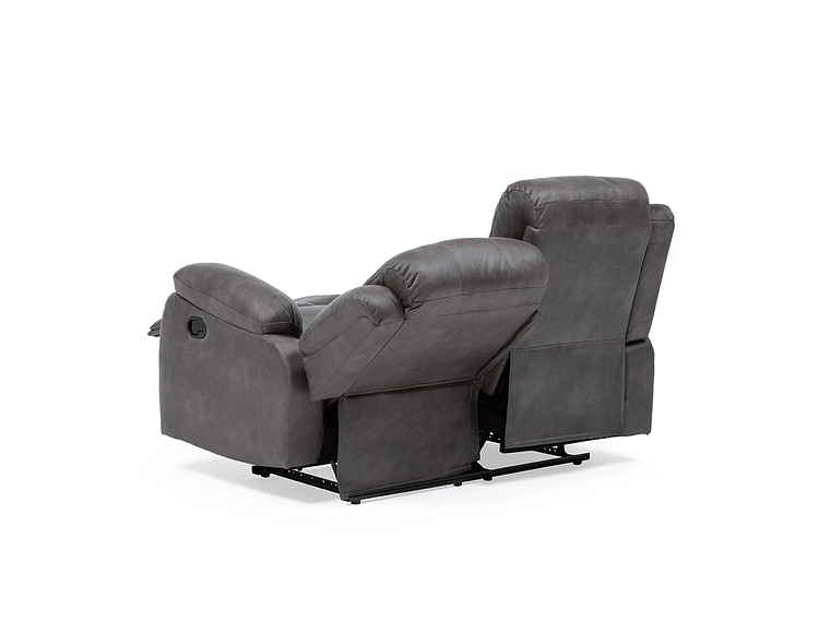 SOFÁ VYS SPA 2 CUERPOS ACERO GRIS RECLINABLE ISABEL GREY 2
