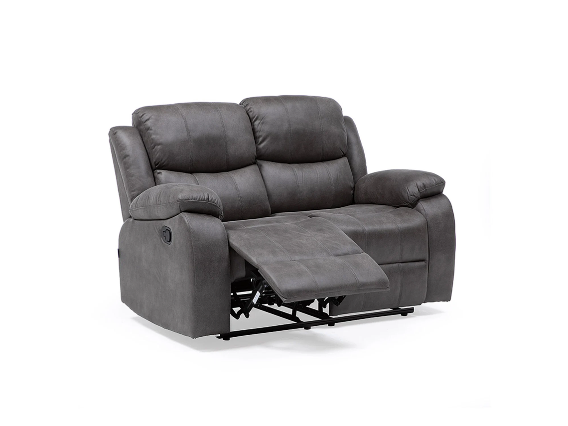 SOFÁ VYS SPA 2 CUERPOS ACERO GRIS RECLINABLE ISABEL GREY 3