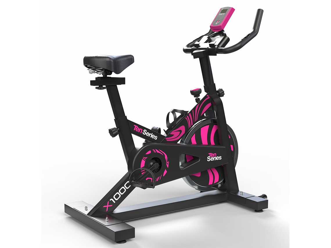 BICICLETA SPINNING X1000PINK TEN SERIES 3