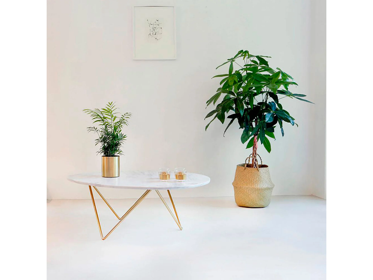 MESA DE CENTRO FORM DESIGN LOUIS RETRO MÁRMOL METAL 5