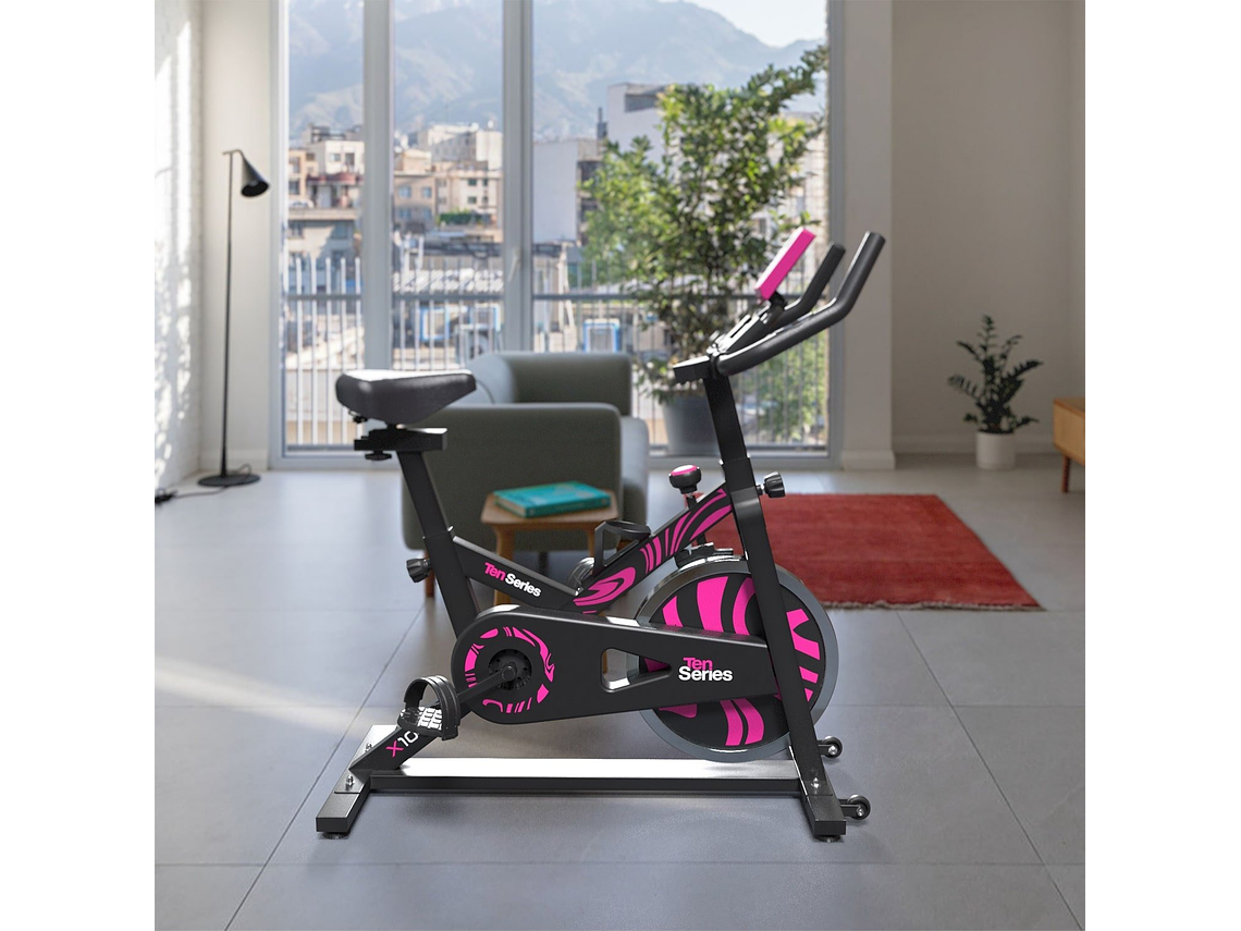 BICICLETA SPINNING X1000PINK TEN SERIES 4