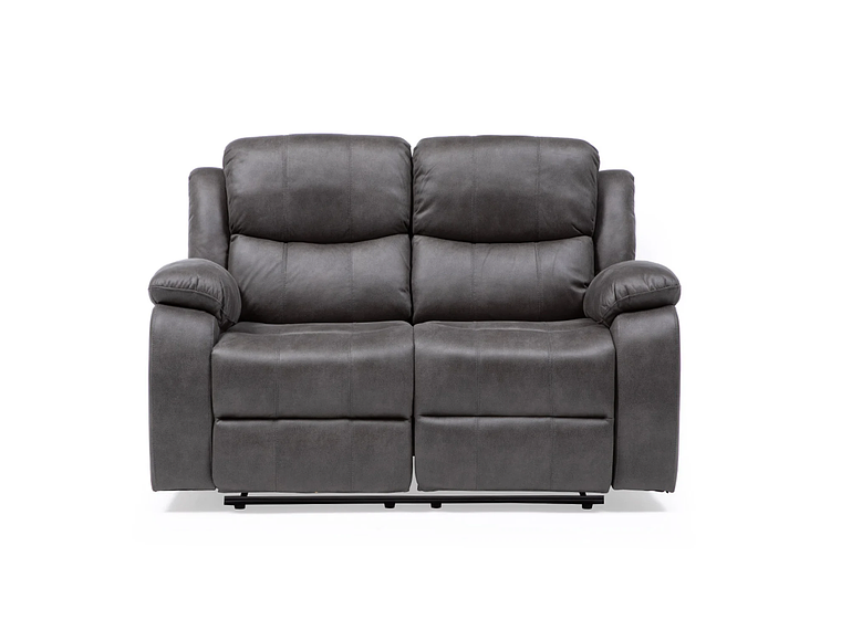 SOFÁ VYS SPA 2 CUERPOS ACERO GRIS RECLINABLE ISABEL GREY 6