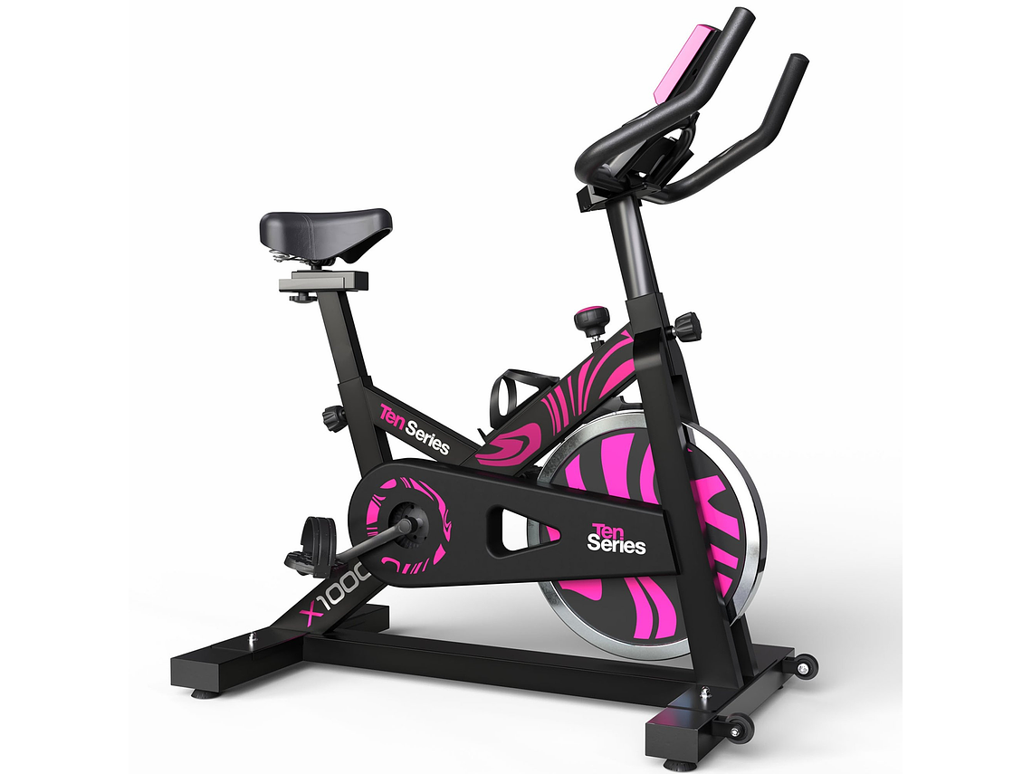 BICICLETA SPINNING X1000PINK TEN SERIES 5