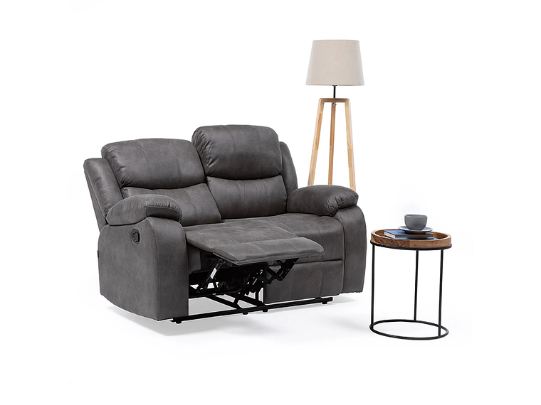 SOFÁ VYS SPA 2 CUERPOS ACERO GRIS RECLINABLE ISABEL GREY 8