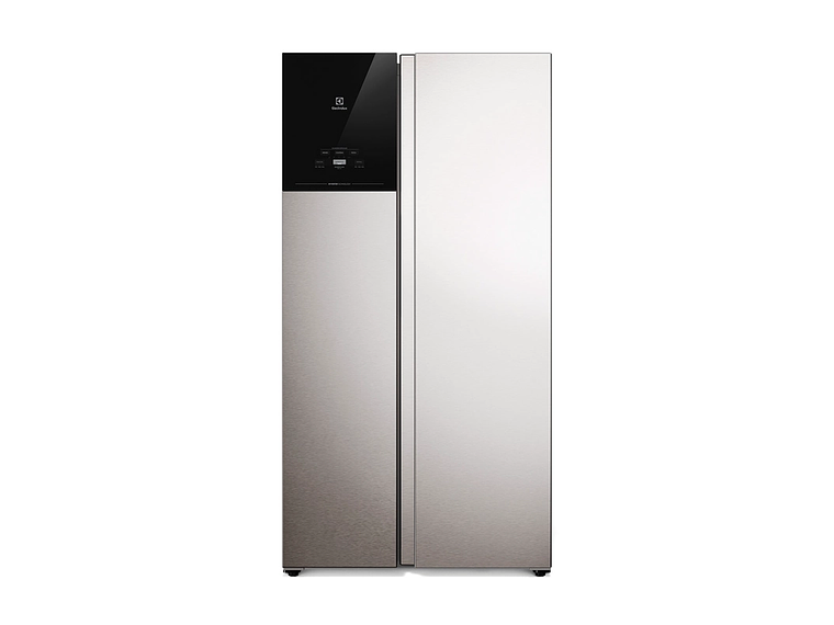 REFRIGERADOR SIDE BY SIDE ELECTROLUX ES50S 530 L NO FROST PLATA 1