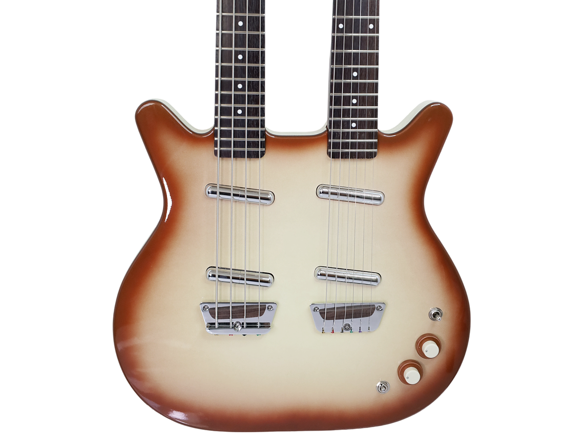 GUITARRA - BAJO DANELECTRO DOUBLE NECK 6/4 3