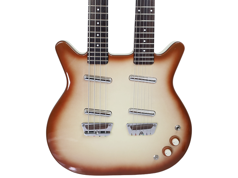 GUITARRA - BAJO DANELECTRO DOUBLE NECK 6/4 3