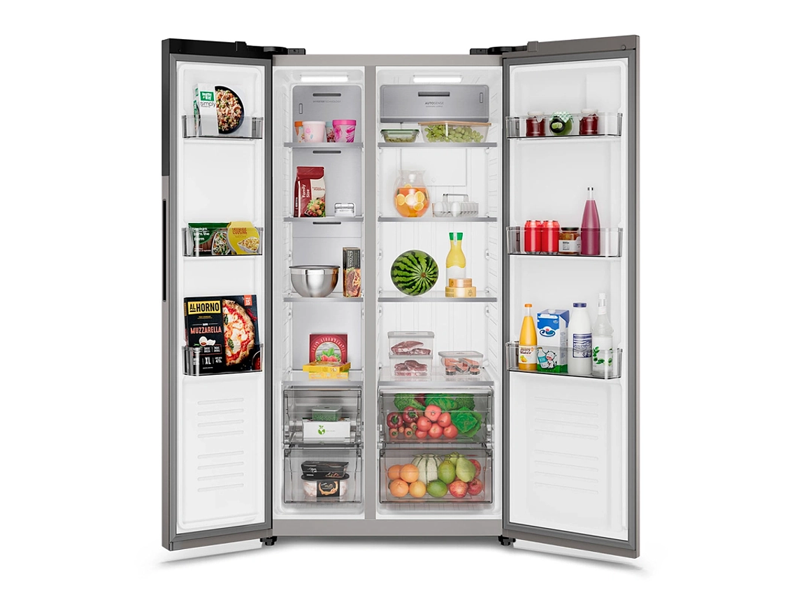 REFRIGERADOR SIDE BY SIDE ELECTROLUX ES50S 530 L NO FROST PLATA 4