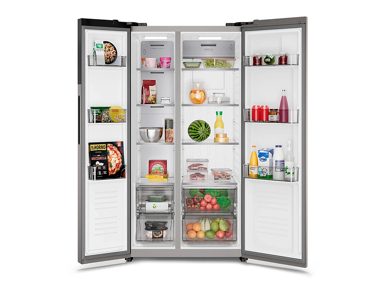 REFRIGERADOR SIDE BY SIDE ELECTROLUX ES50S 530 L NO FROST PLATA 4