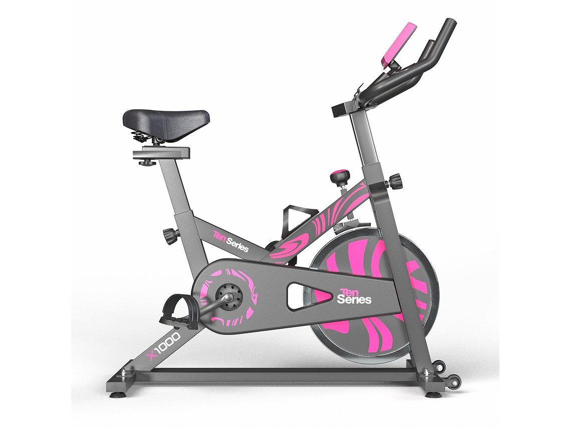 BICICLETA SPINNING X1000PINK TEN SERIES 3