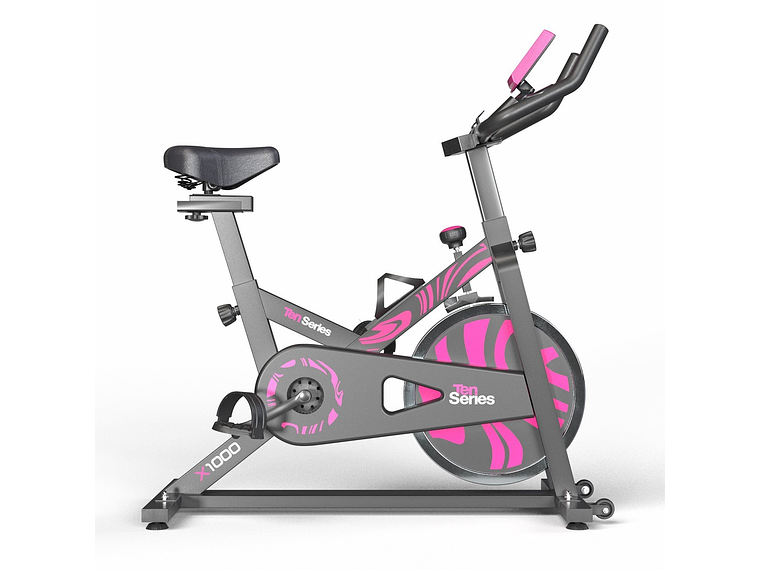 BICICLETA SPINNING X1000PINK TEN SERIES 3