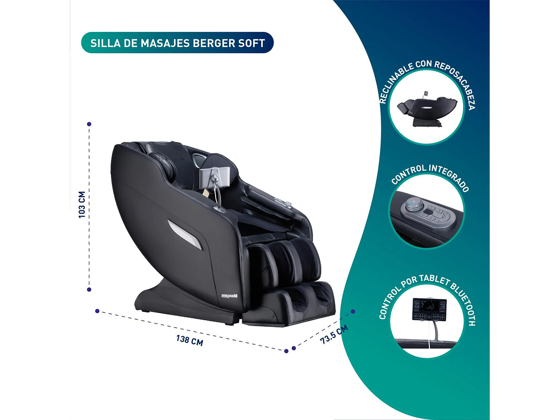 SILLÓN DE MASAJE SOFT RELAX TOTAL MAXCARE 6