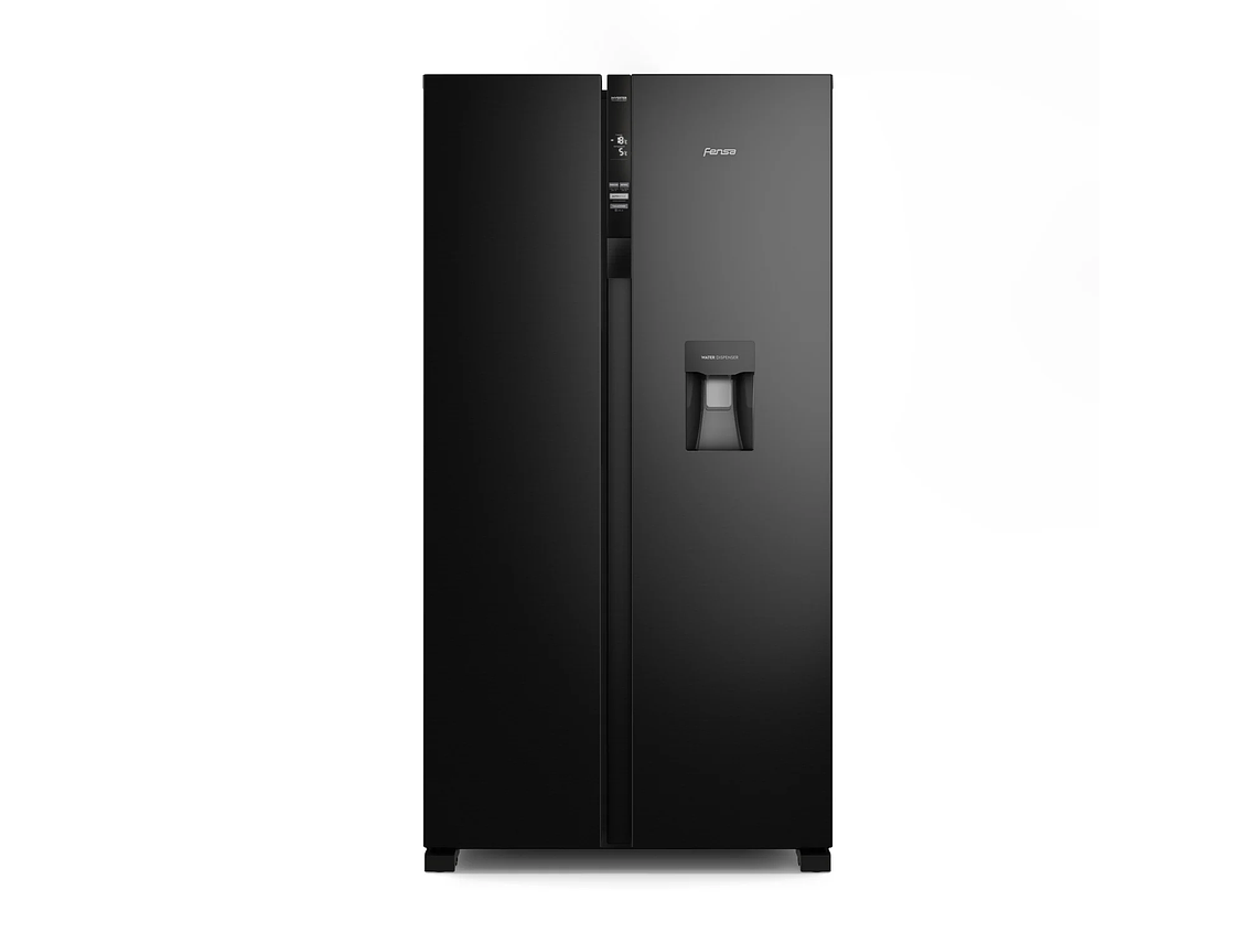 REFRIGERADOR FENSA 525L NO FROST SIDE BY SIDE SFX530B NEGRO 1