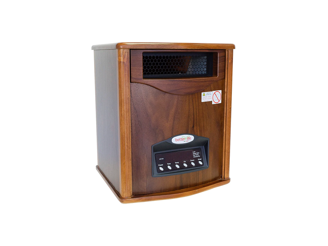 ESTUFA INFRARROJA MADERA UV 70 M² BETTERLIFE BLIR1500UVWTW 3