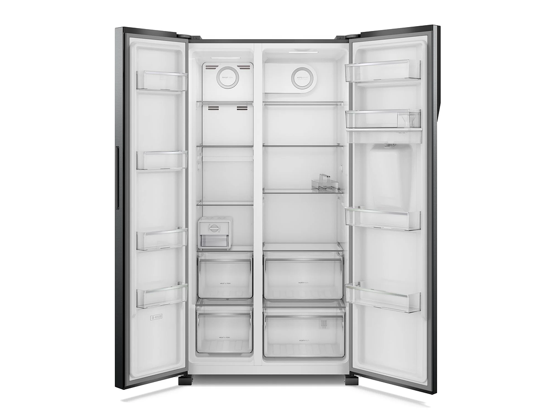 REFRIGERADOR FENSA 525L NO FROST SIDE BY SIDE SFX530B NEGRO 5