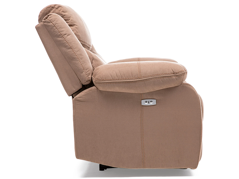 BERGER VYS SPA LUXORECLINE 1 CUERPO ACERO ARENA ELECTRICO + CARGA USB CELULAR MOCHA 6