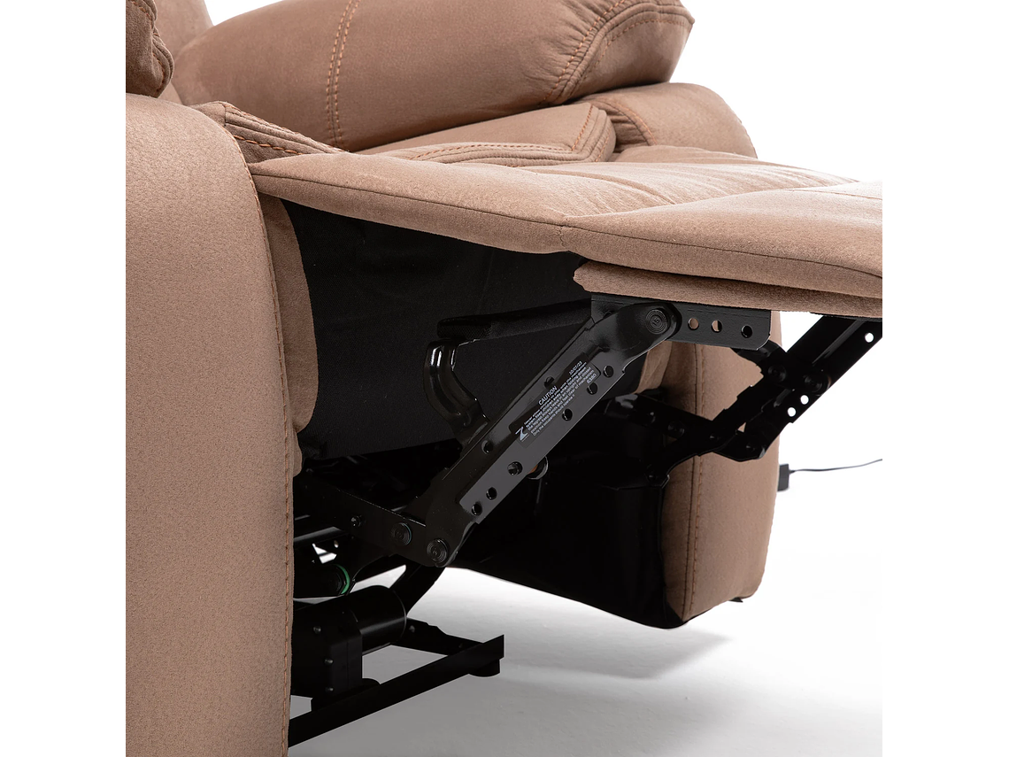 BERGER VYS SPA LUXORECLINE 1 CUERPO ACERO ARENA ELECTRICO + CARGA USB CELULAR MOCHA 7