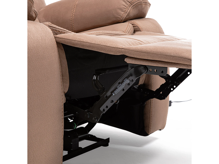 BERGER VYS SPA LUXORECLINE 1 CUERPO ACERO ARENA ELECTRICO + CARGA USB CELULAR MOCHA 8